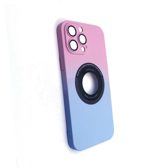 Magnetic Case with Camera Lens for Apple iPhone 13 Pro Max Pink